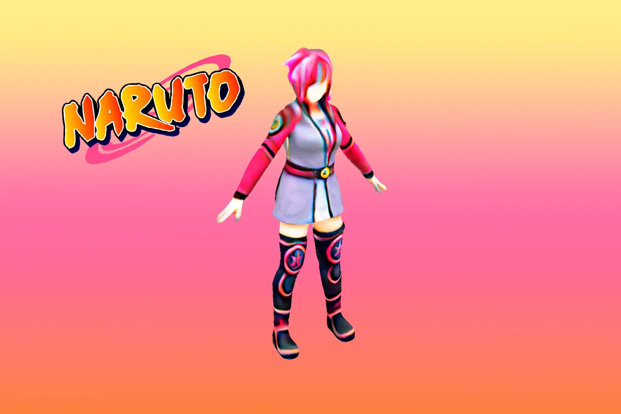 SAKURA HARUNO NARUTO por PYC3D AI | Descargar modelo STL gratuito |  Printables.com