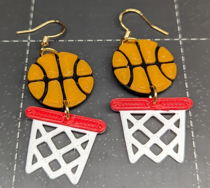 Basketball / Hoop Earrings