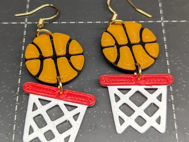 Basketball / Hoop Earrings