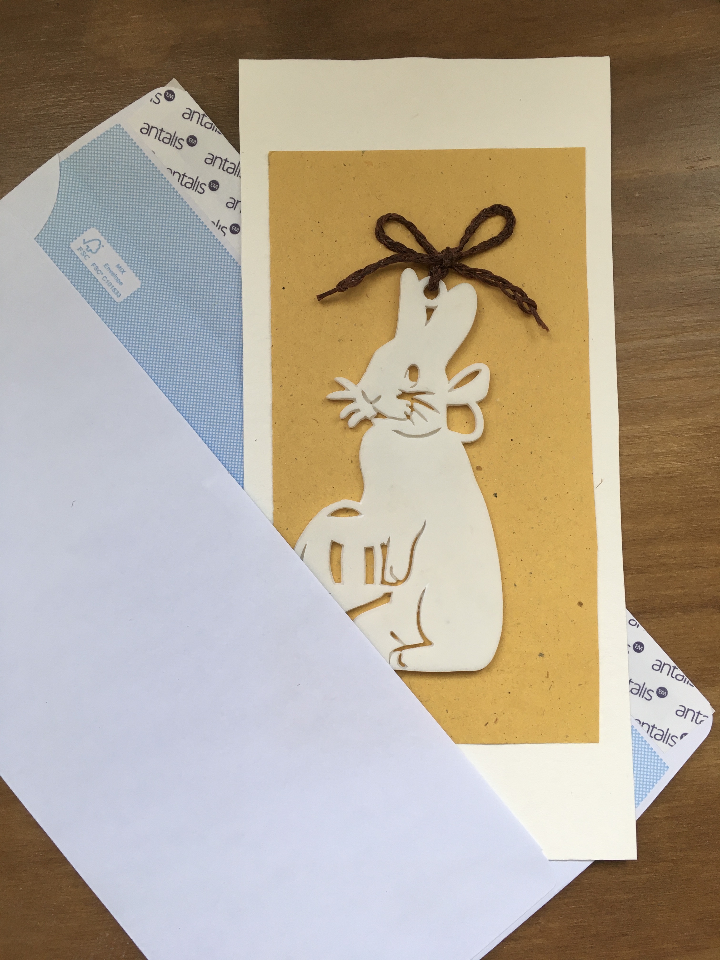 easter bunny for postcard — miniatura 2