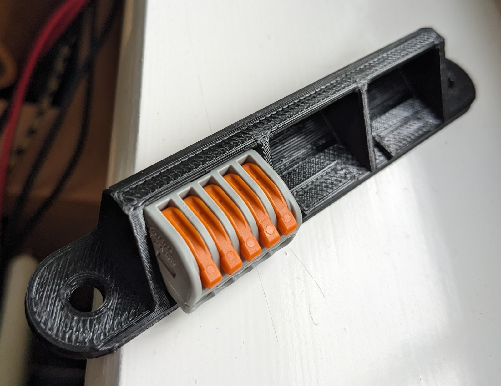2020/3030 Wago extrusion mounts for 2, 3, and 5, terminal blocks