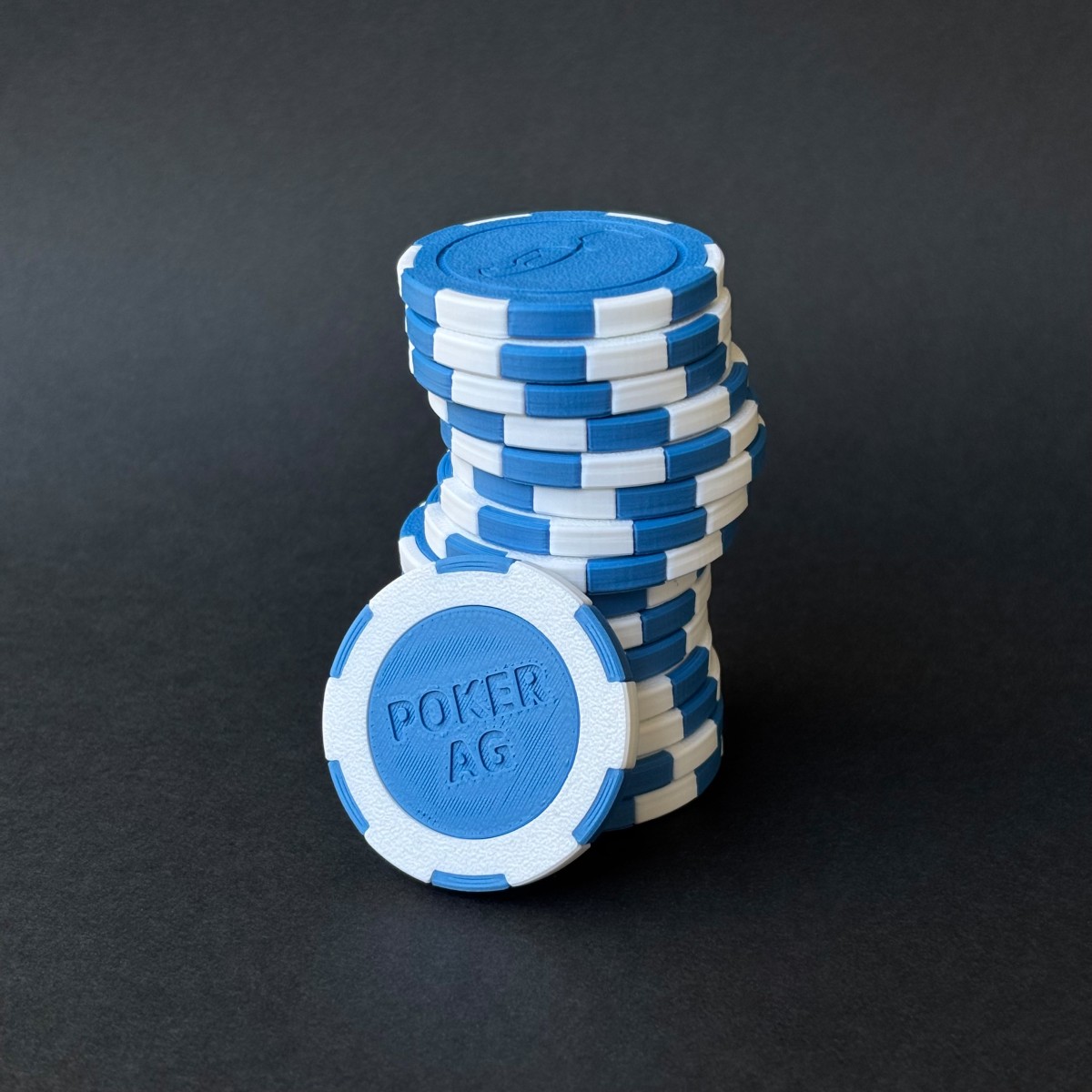 Yet another push-fit poker chip (39 mm)