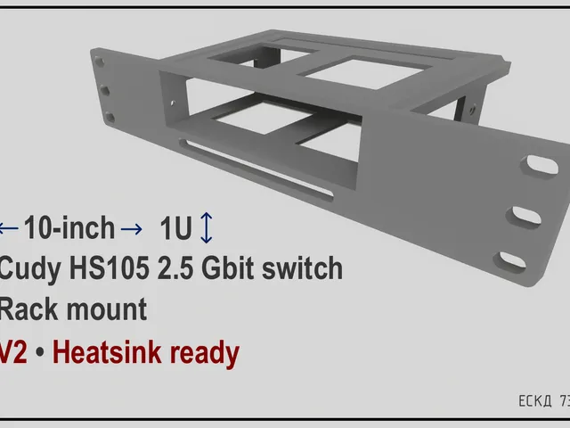 10-inch 1U Cudy HS105 rack mount V2