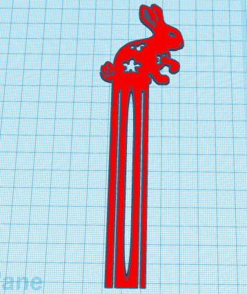 eastern rabbit bookmark — thumbnail 2