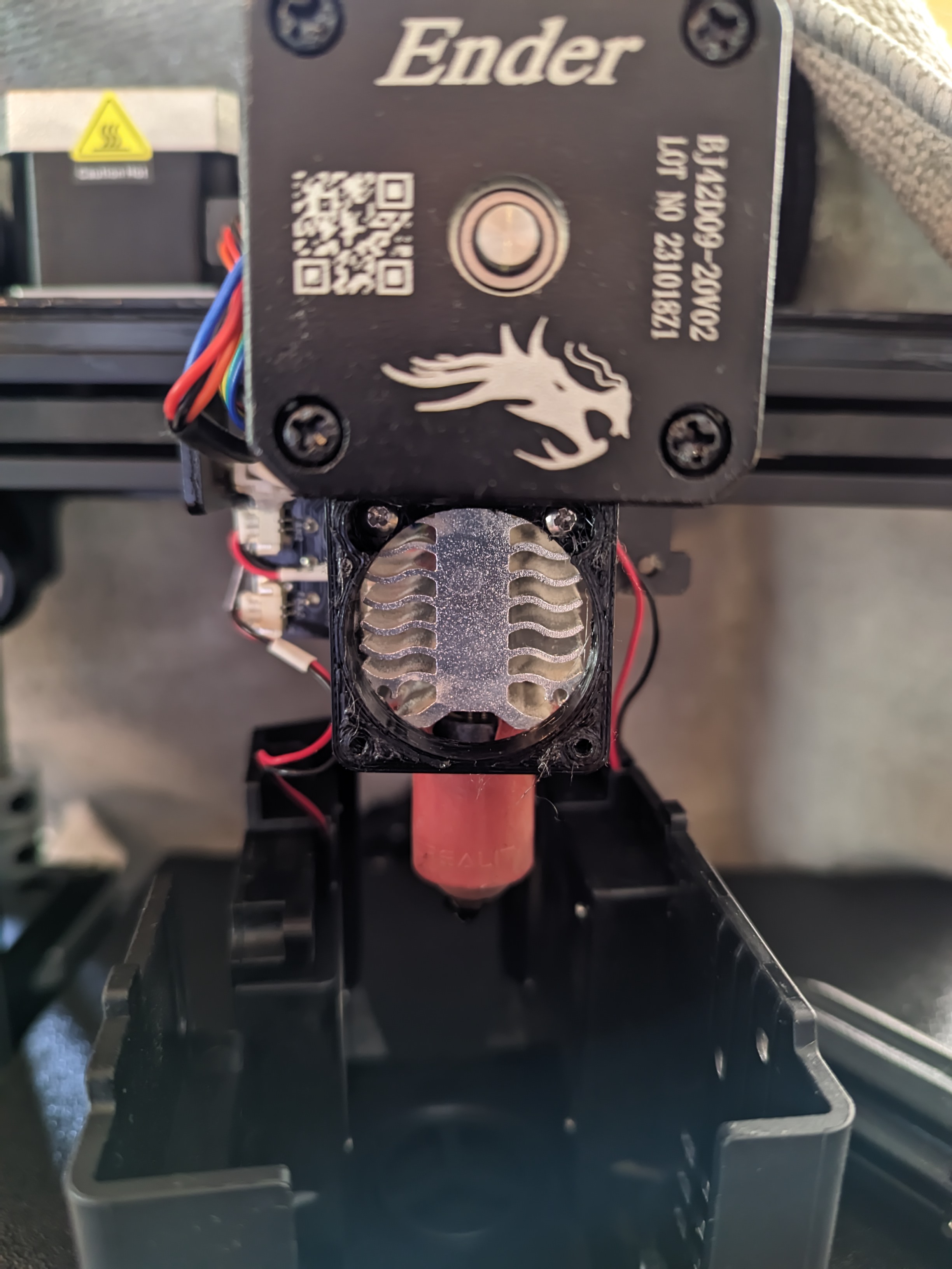 Ender 3 V3 KE 2510 to 3010 fan adapter