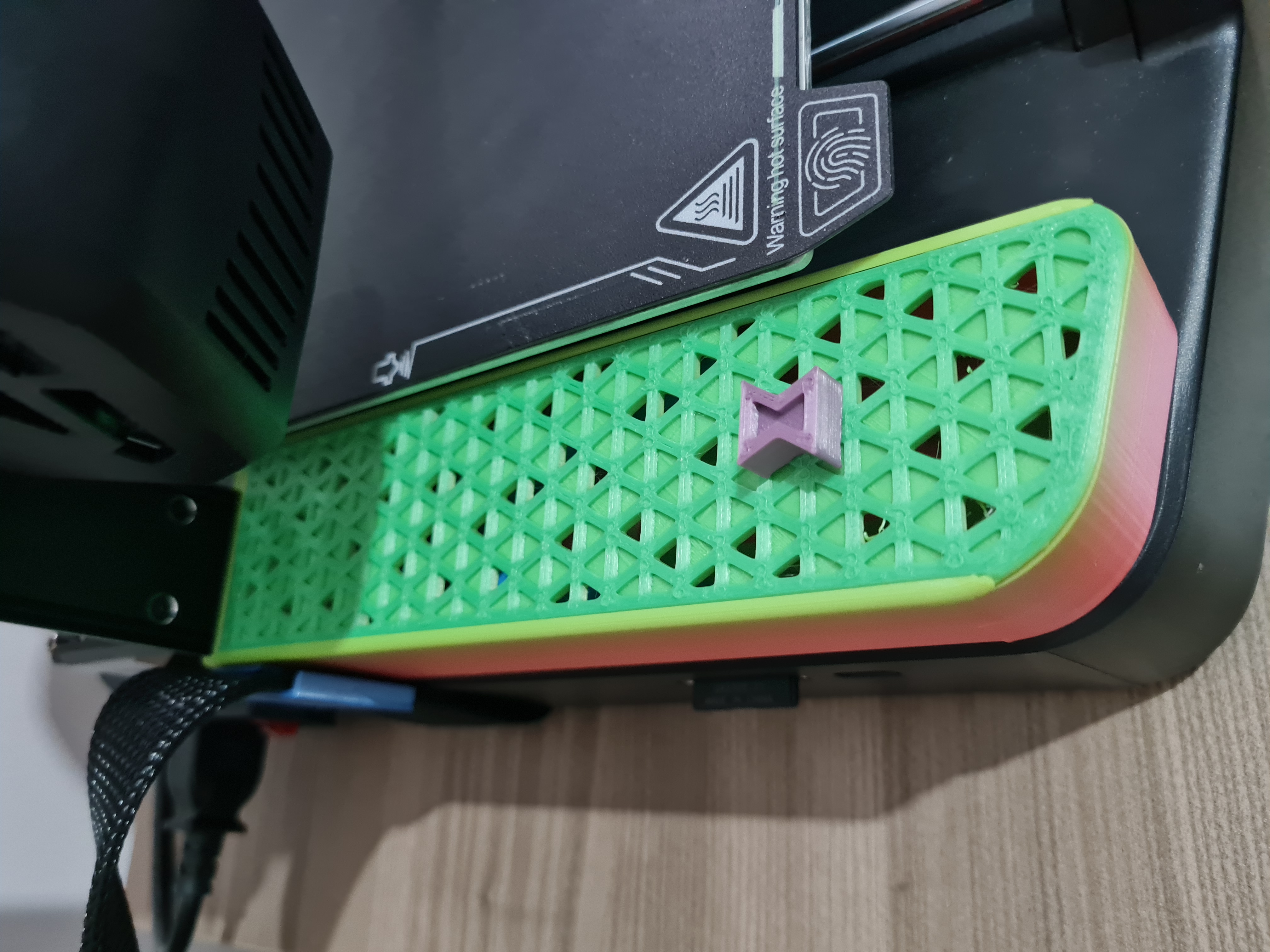 Ender-3 V3 SE/KE Cable Holder and Lid Handle for Storage Box With Sliding Lid made by @Phamaral_1388575