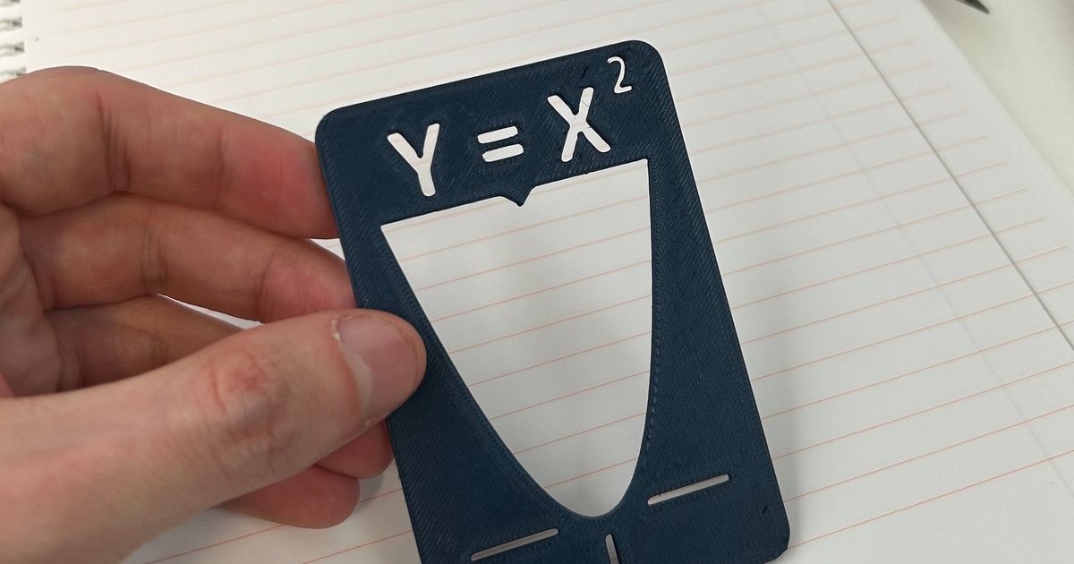 TPTGIAR 2 Stencil Per Parabola Matematica, 2 Stencil Circolare