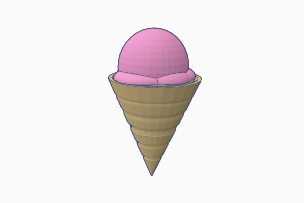 Buildable Ice Cream Cone