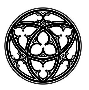 Miniatura 2 do modelo 3D Gothic Rose Window Coaster 2