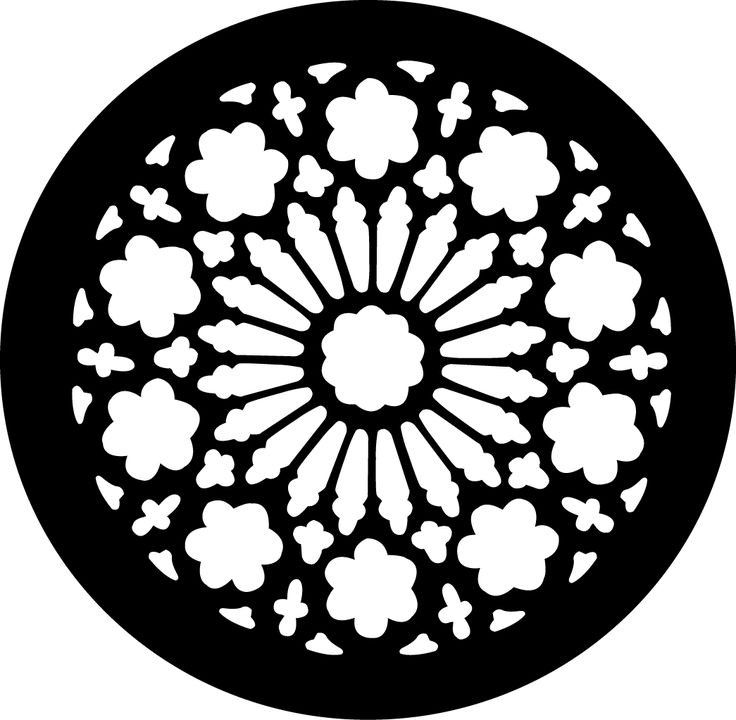 Gotik gül pencere coaster 10 p (Sadece Plastik Aparattır!!!)