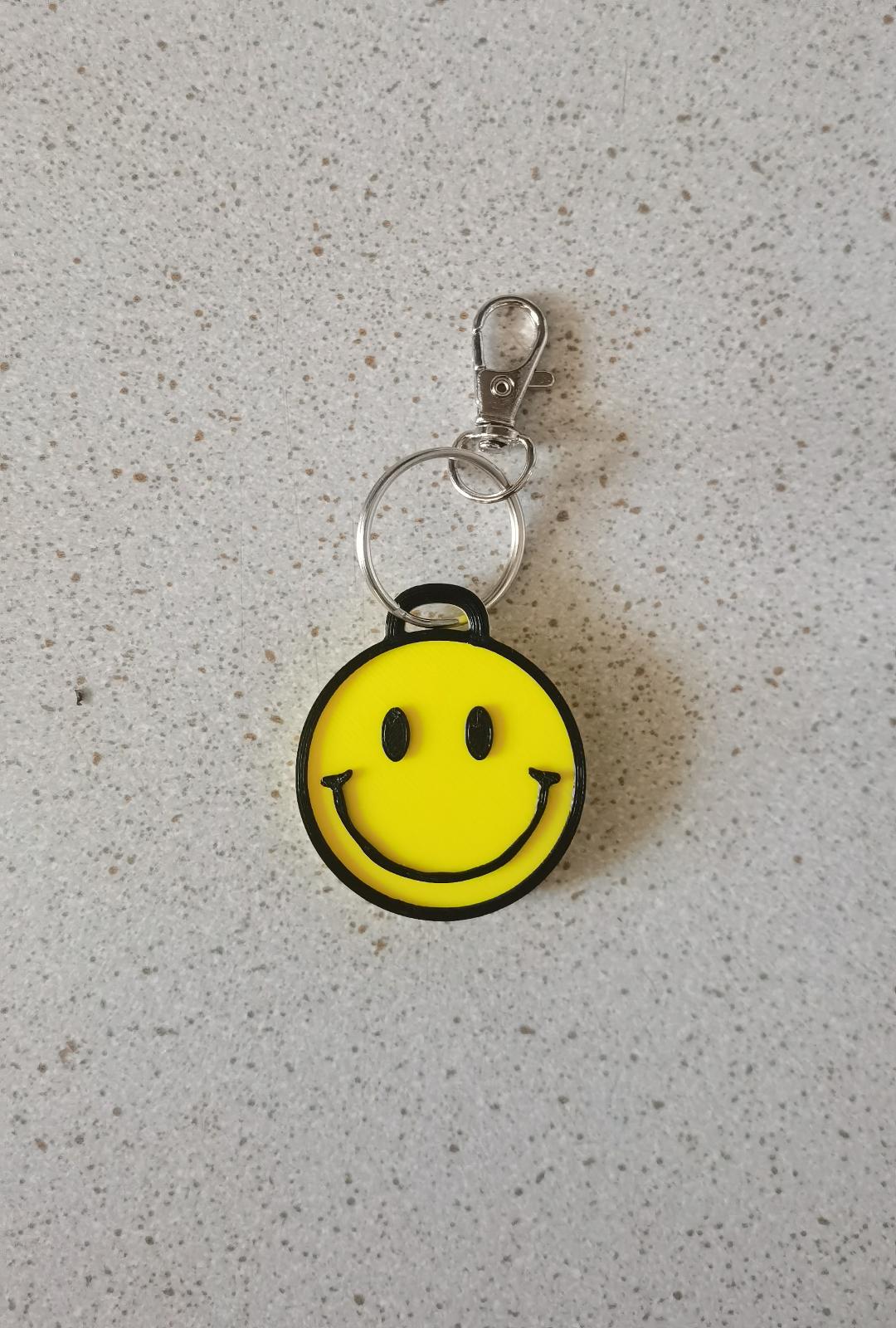 Smiley Face Keychain By Chlimerick Download Free Stl Model 2234