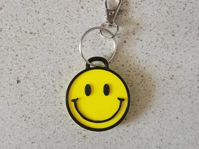 Smiley face Keychain