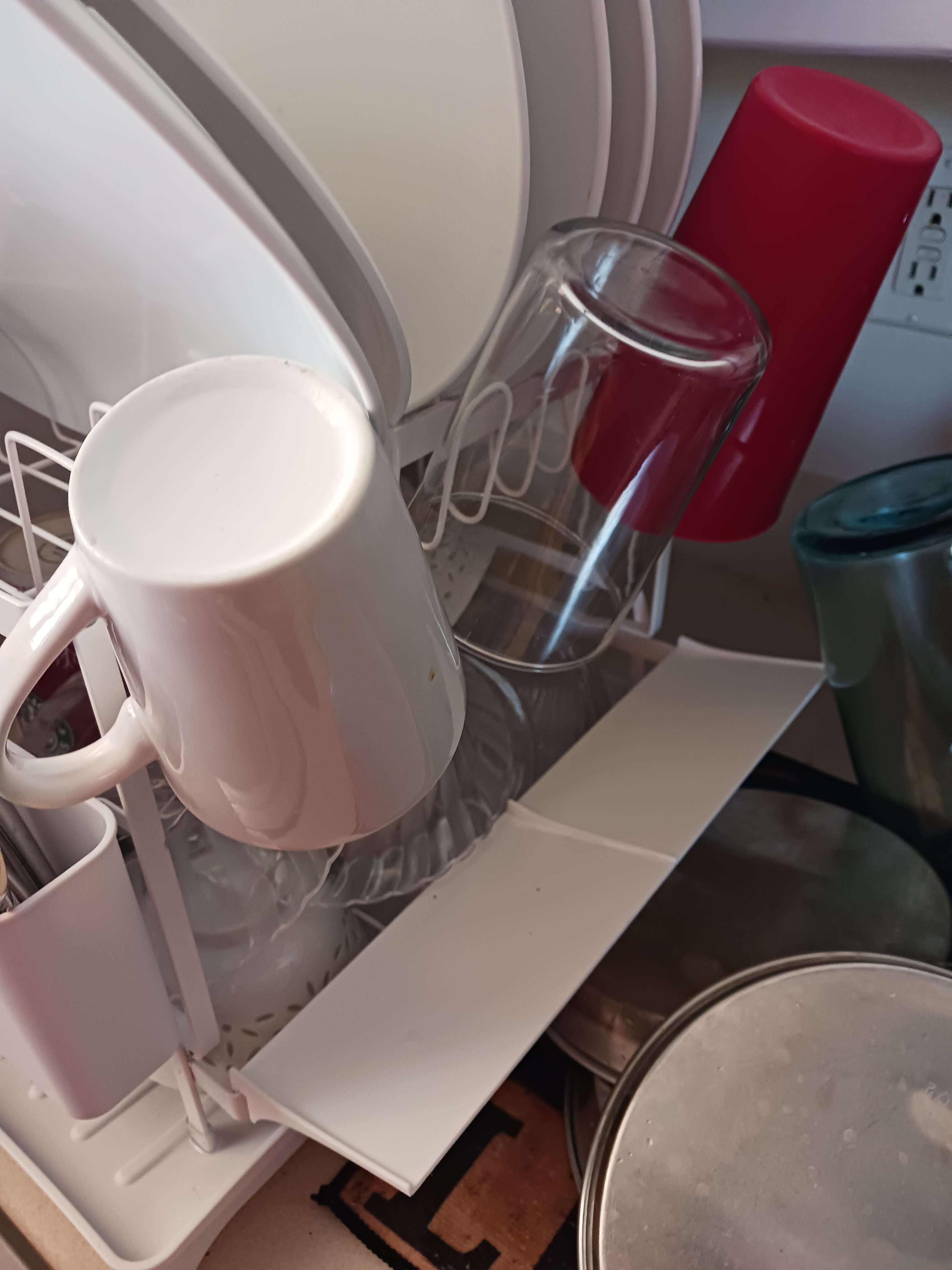 Dishrack Cup Drain
