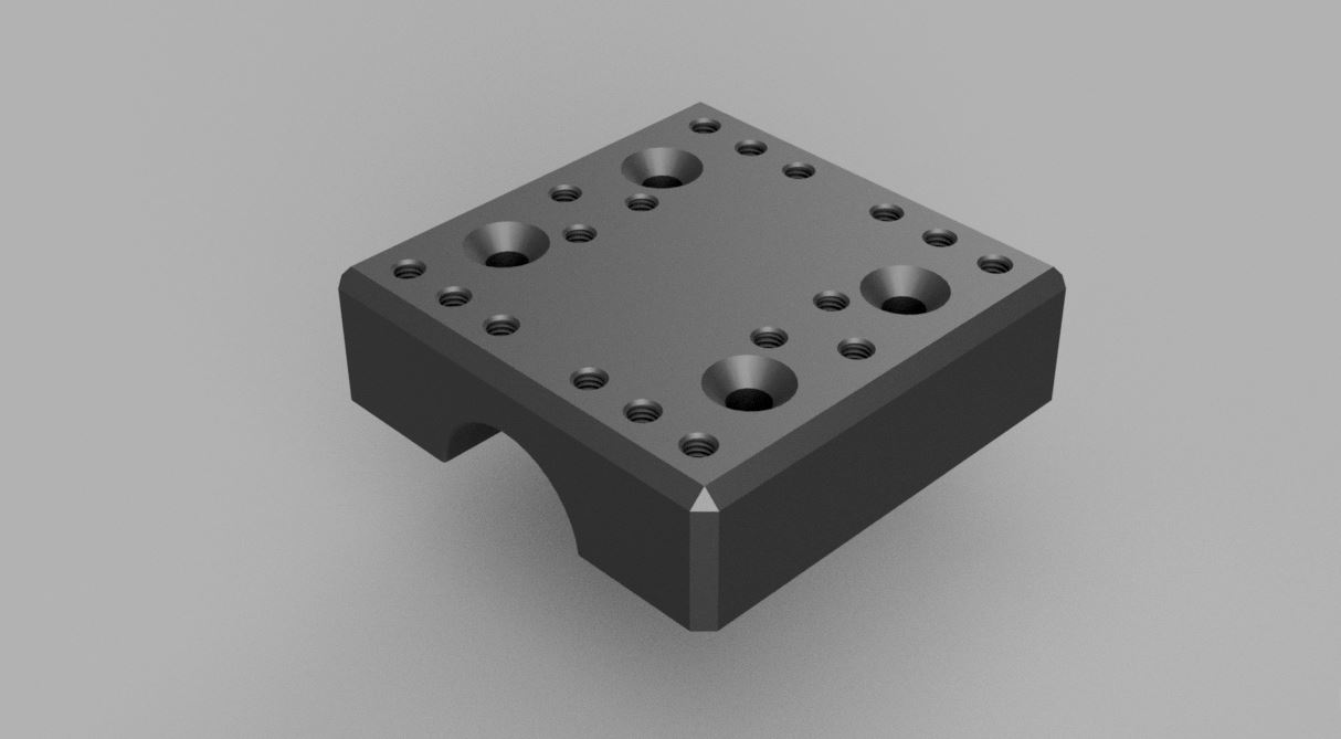 Customizable GPS/Devices Holder Bar Clamp for 22 mm Bar by BasementLAB