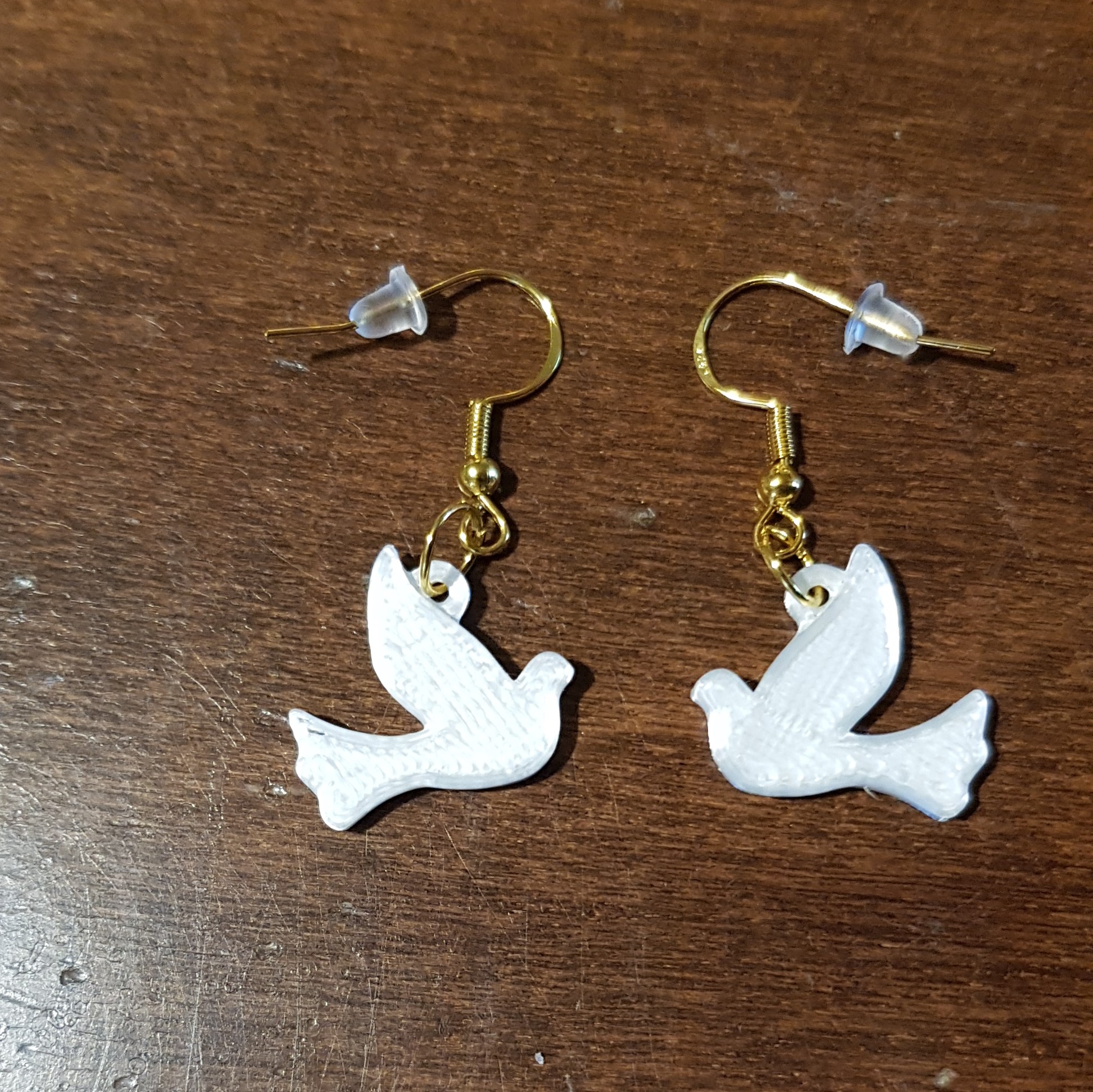 Easter Dove Earrings
