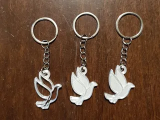 Dove Key Ring- Easter Key Ring by Lele88 | Download free STL model ...