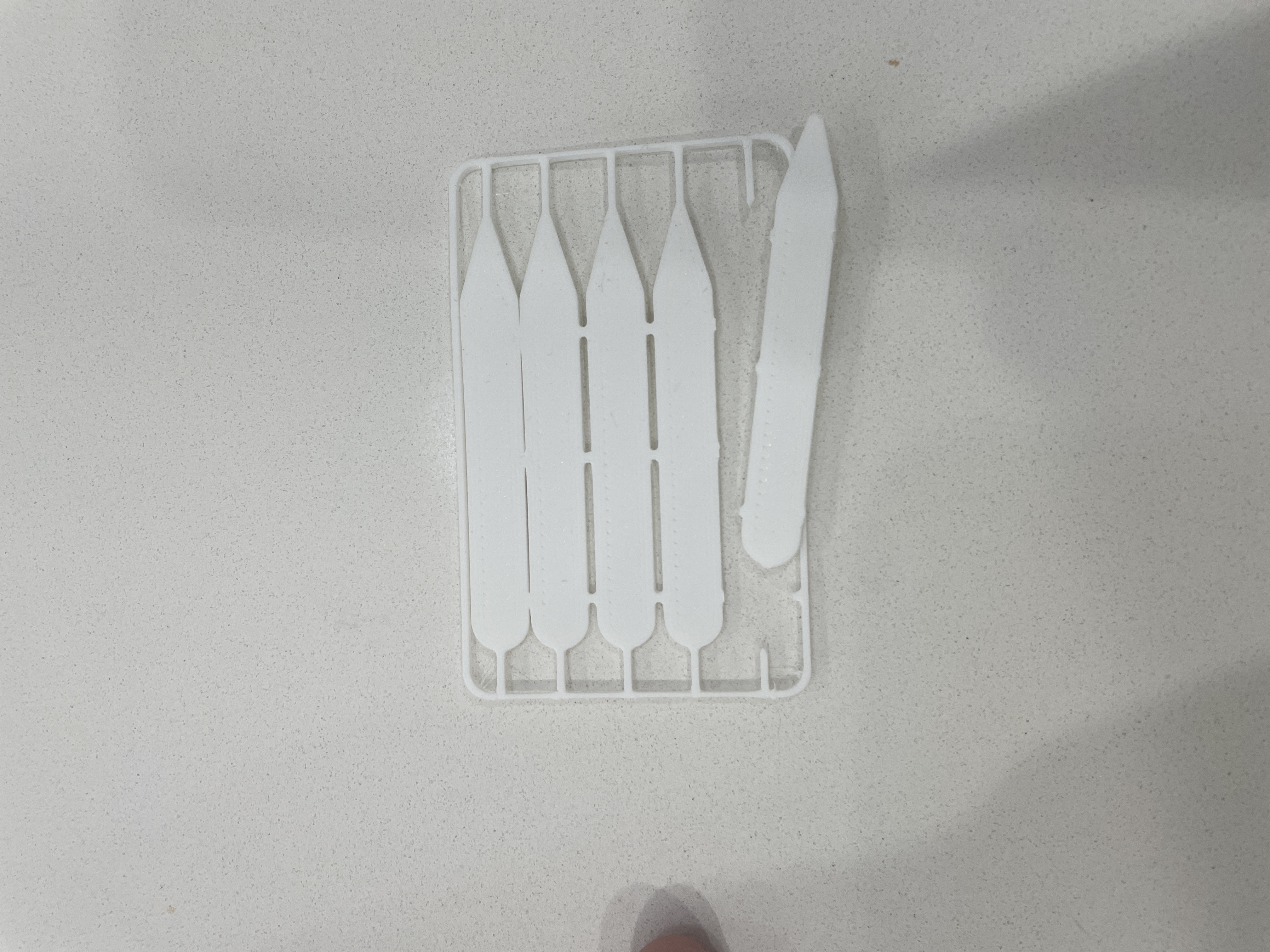 collar stays kit card standard credit card size