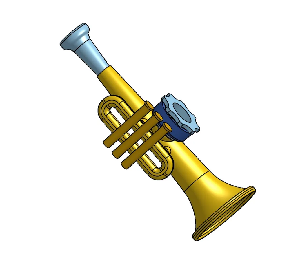 Trumpet Kazoo von Want cookies Kostenloses STL Modell