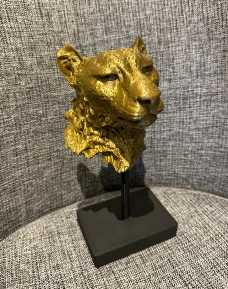 Gepard Head Statue by Stigern, Download free STL model