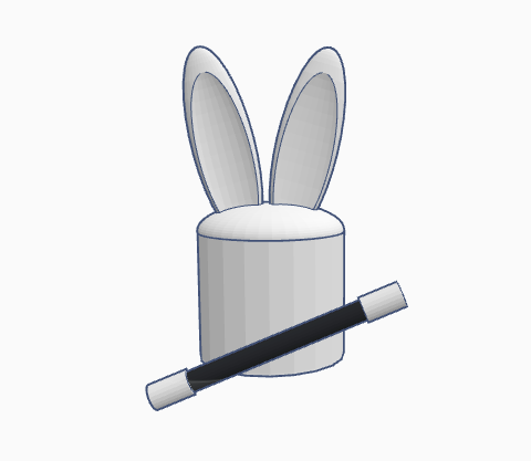 Magical Rabbit! (For use with our top hat)
