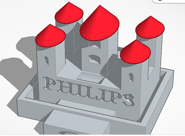 PHILIPS castle razor holder