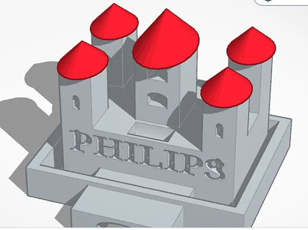 PHILIPS castle razor holder