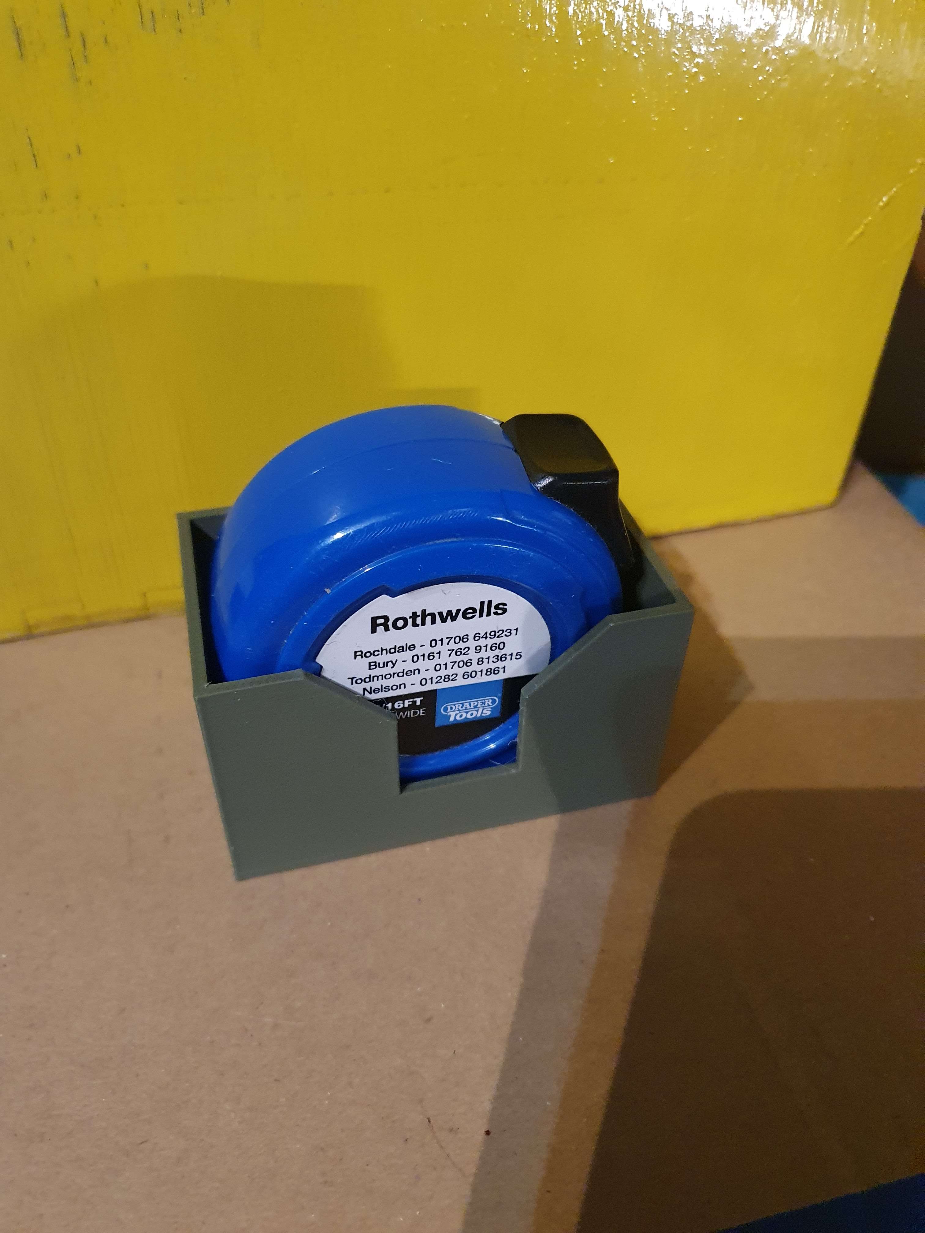 Tape Measure wall Bracket by Matty Lad Download free STL model