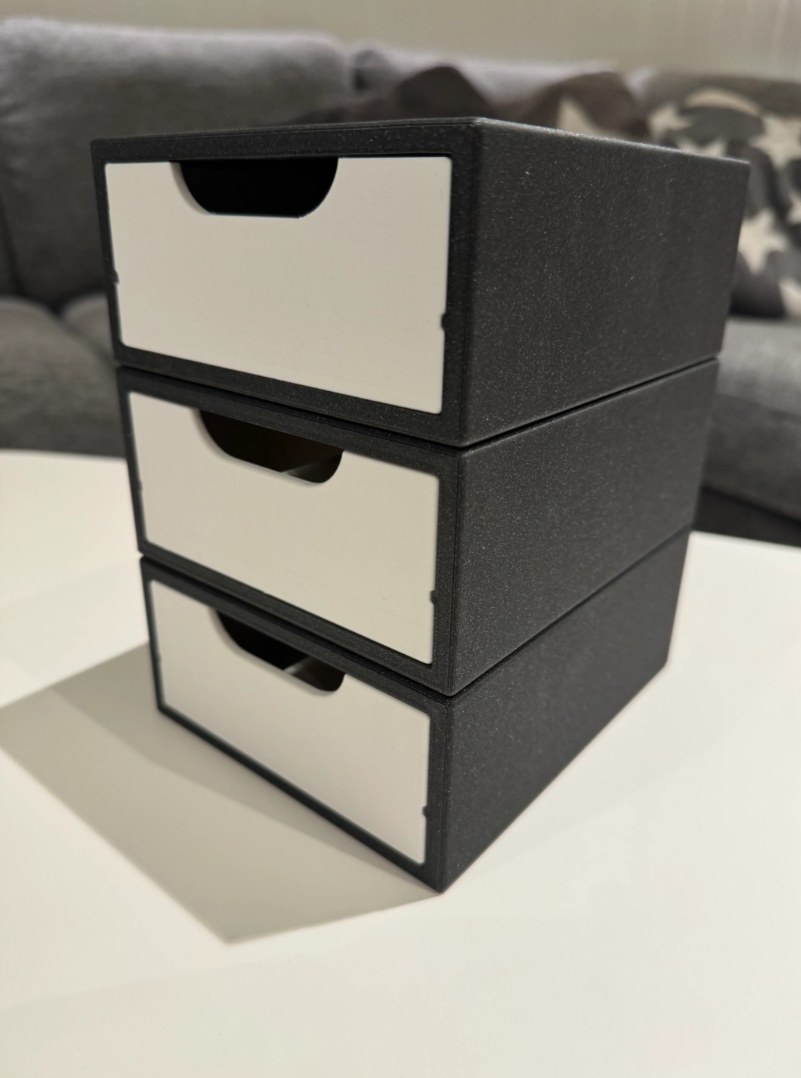 Miniatura 5 do modelo 3D Stackable drawer/container - V2