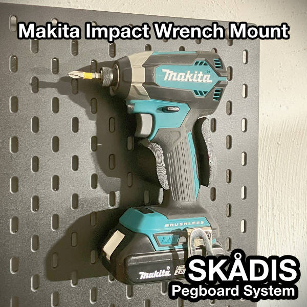 Ikea Sk Dis Makita V Impact Wrench Mount By A O Labs Download Free Stl Model Printables Com