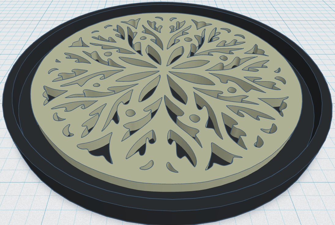 Gothic Rose Window Coaster 11