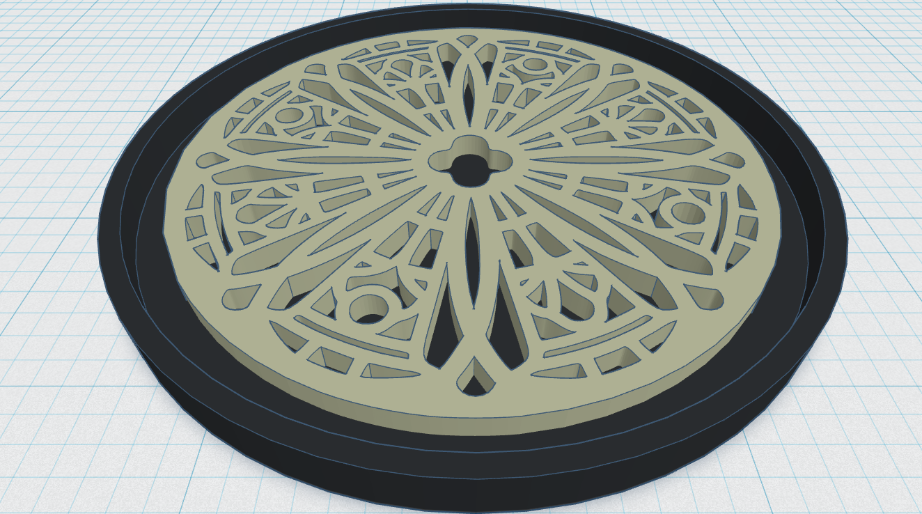 Gothic Rose Window Coaster 13