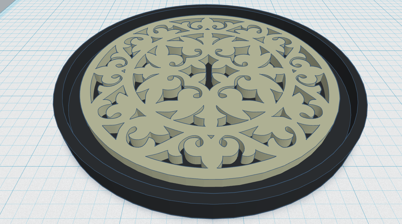 Gothic Rose Window Coaster 15