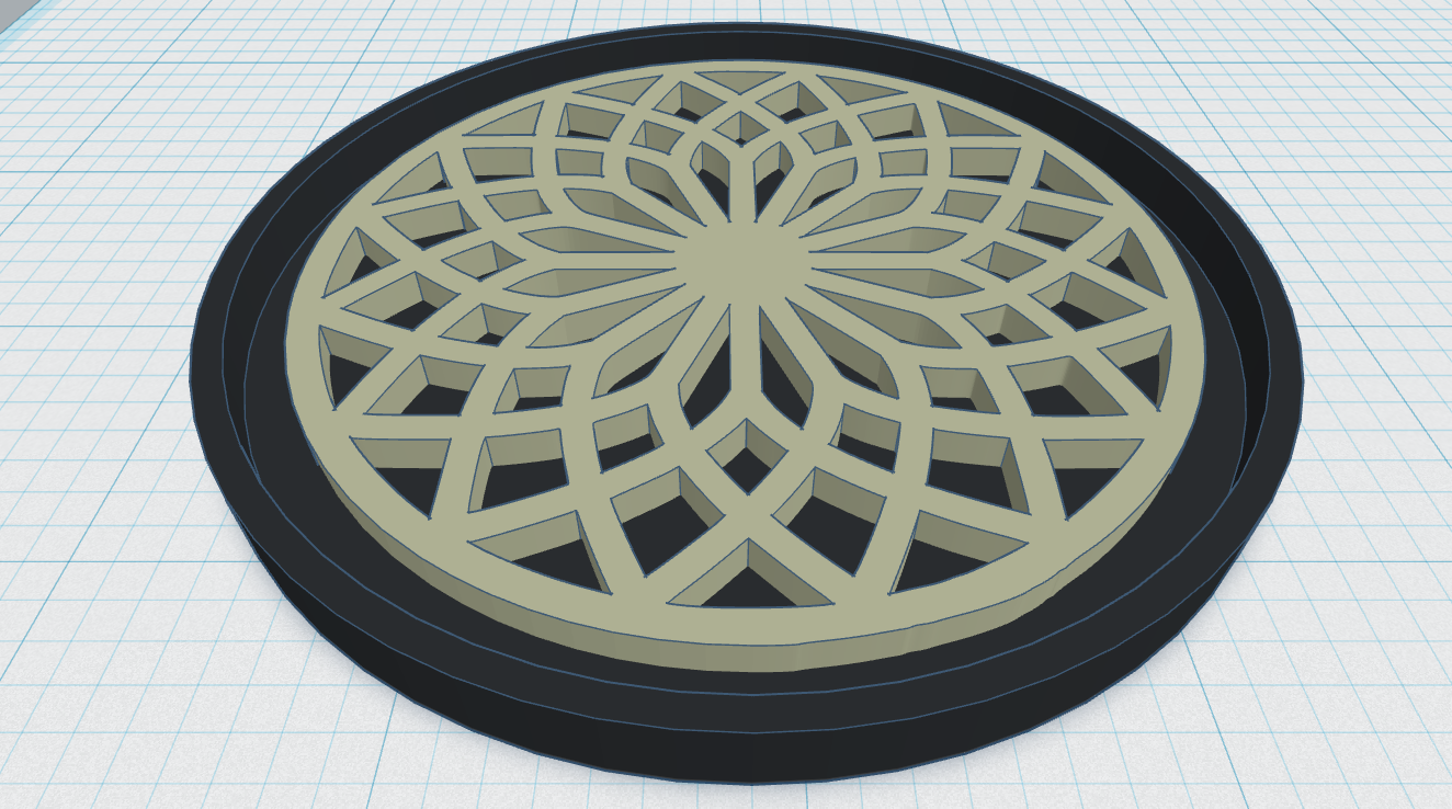 Gothic Rose Window Coaster 17