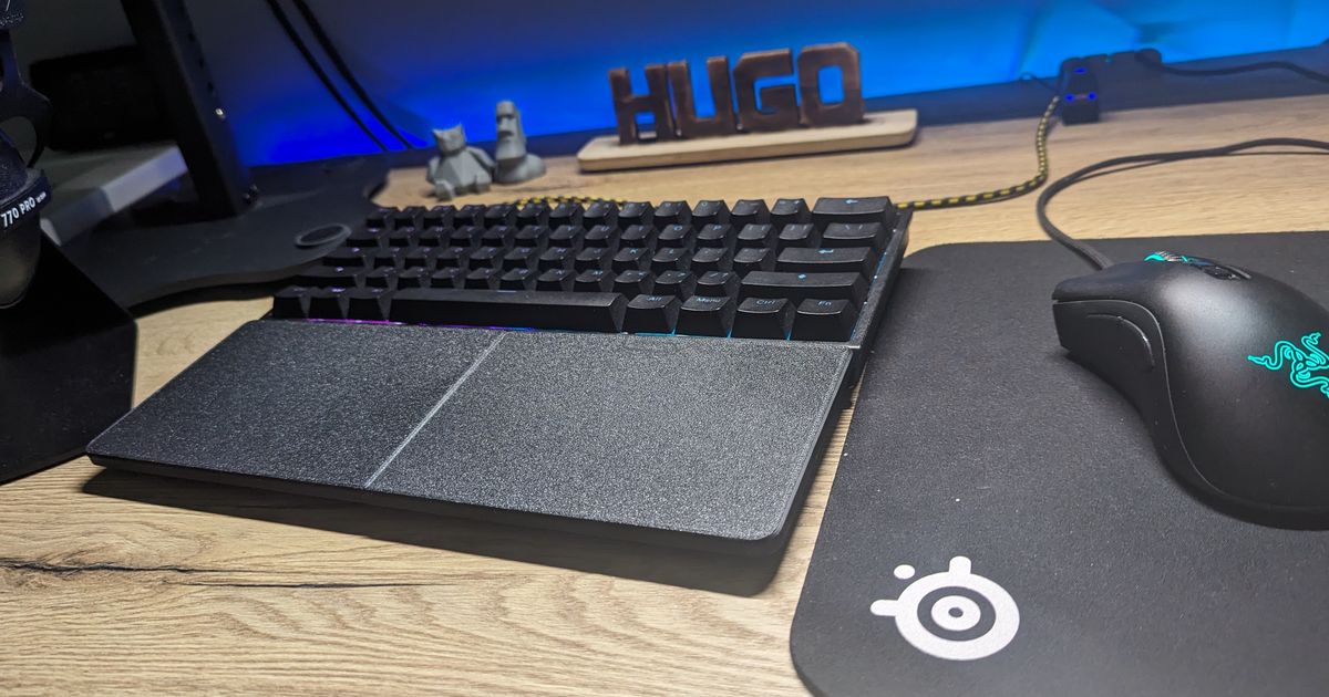 Wooting 60HE 本体 + Wrist Rest Wooting 60HE Silicone 60 Keys Keyboard Wrist Rest Pad Hand