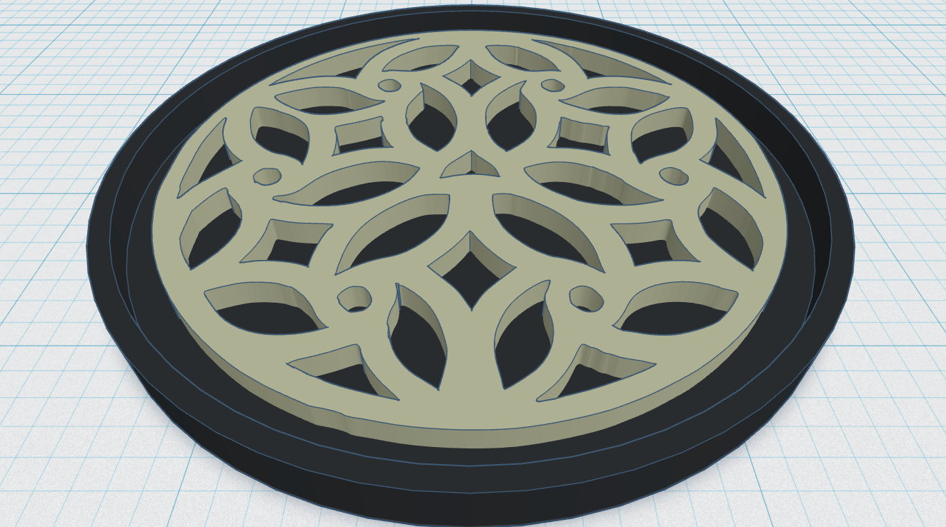 Gothic Rose Window Coaster 25