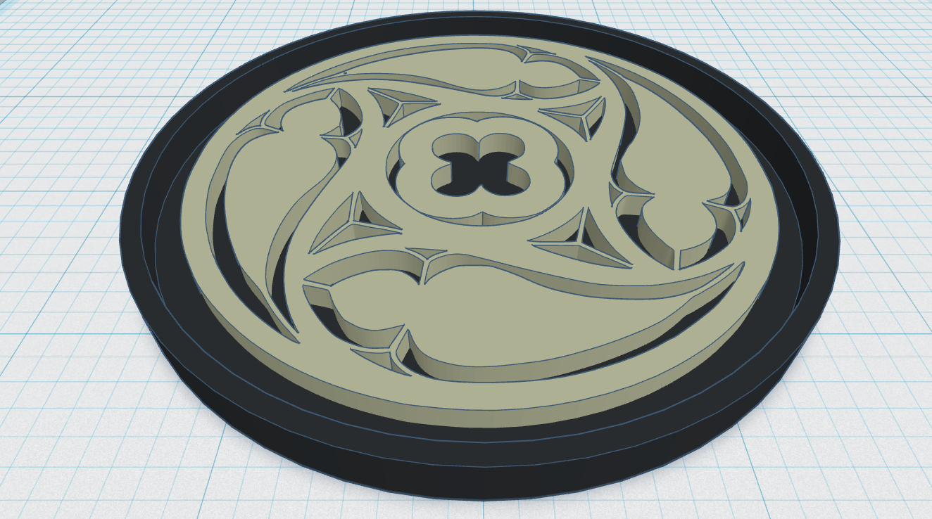 Gothic Rose Window Coaster 29
