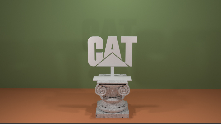 CAT - Caterpillar Tractor Logo
