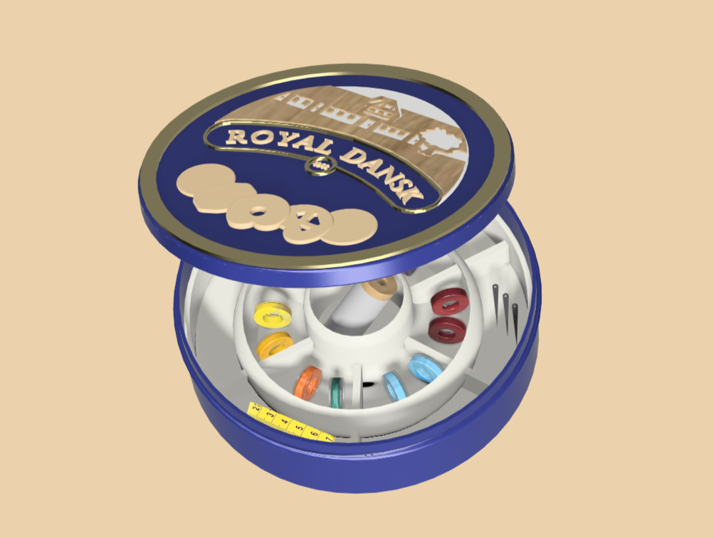 Organizer for our Biscuit Box / Sewing kit