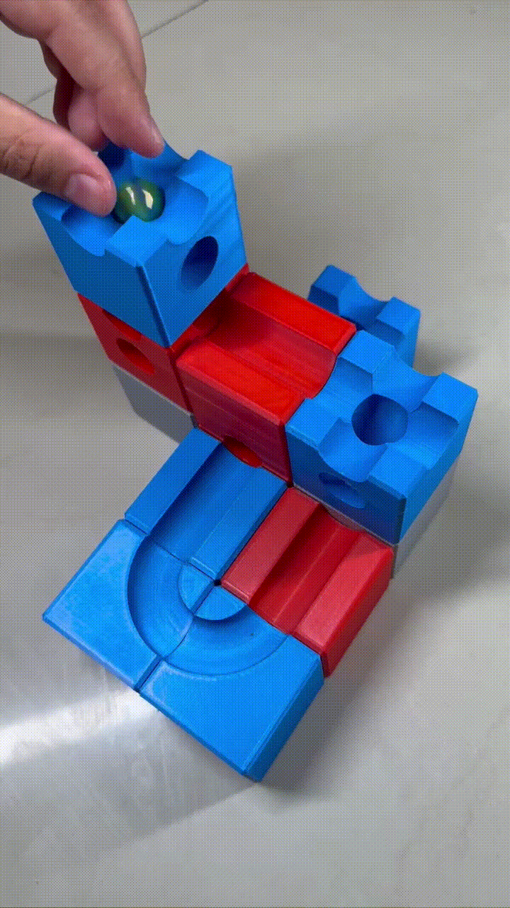 Miniatura 3 do modelo 3D OpenCube – Modular marble run system