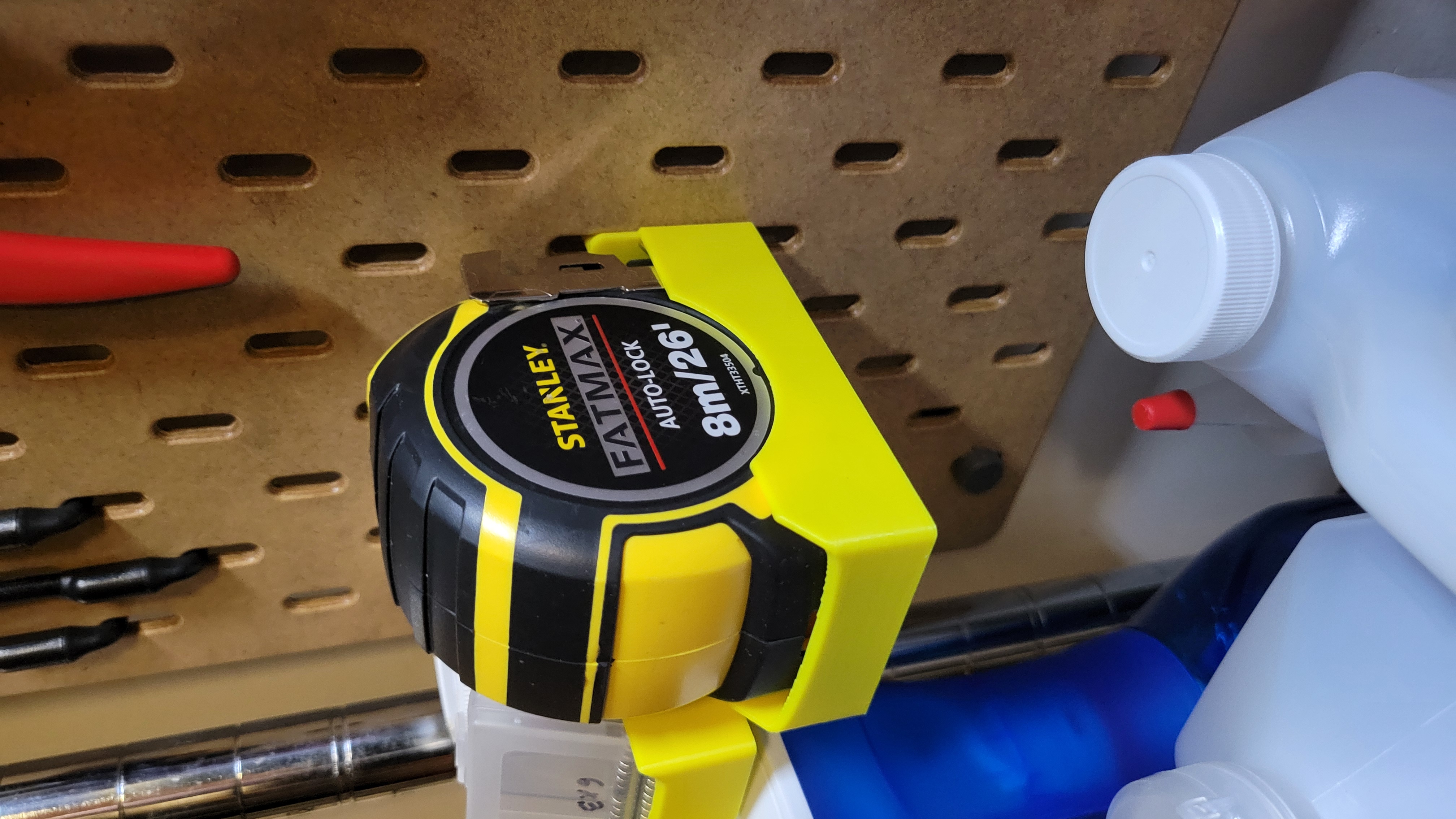IKEA Skadis Stanley Fatmax Tape Measure Metric/Imperial 8m/26' 3D model thumbnail