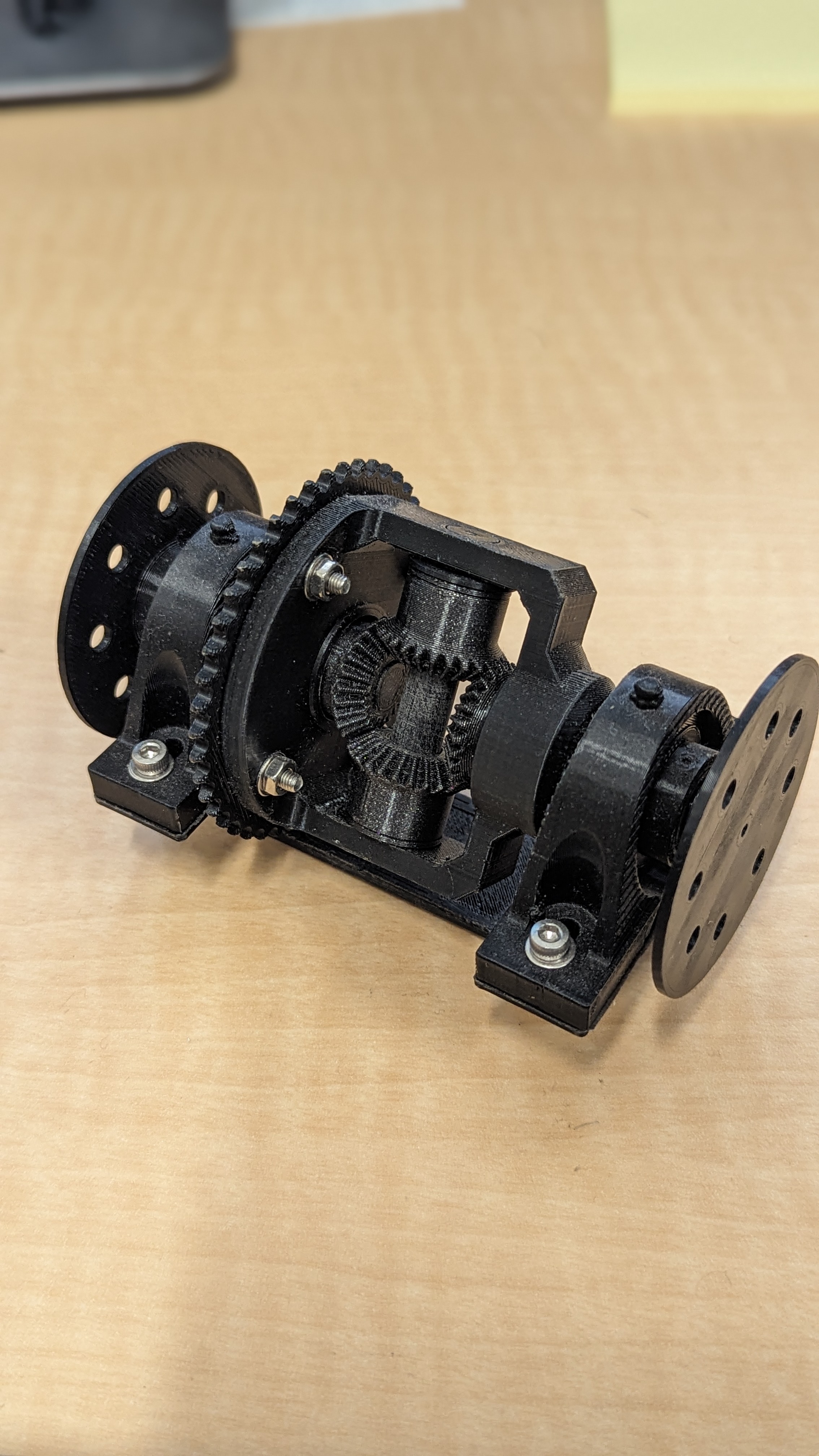 Differential Gear Train Tabletop Haptic Model