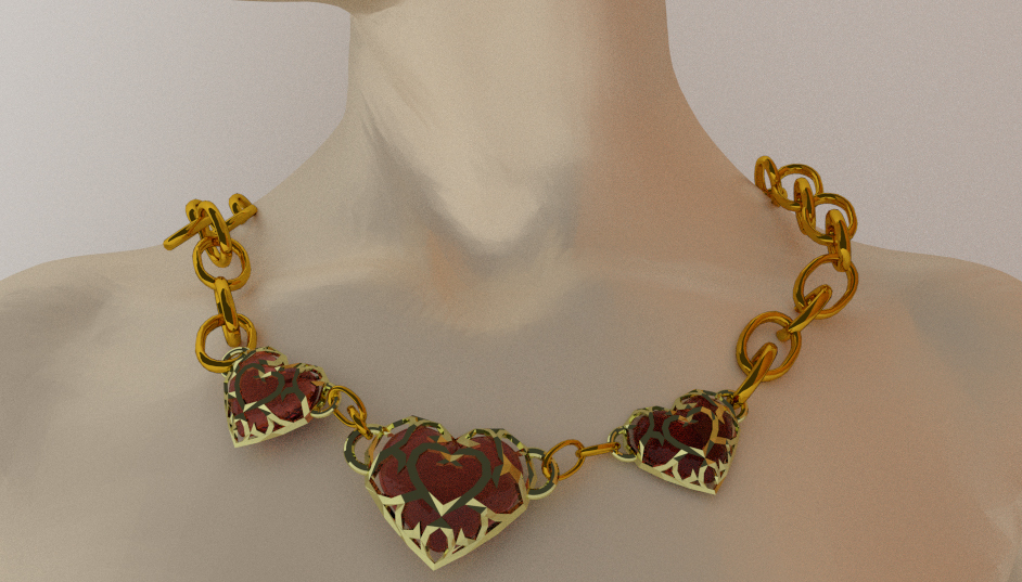 The Legend of Zelda - Heart Necklace.