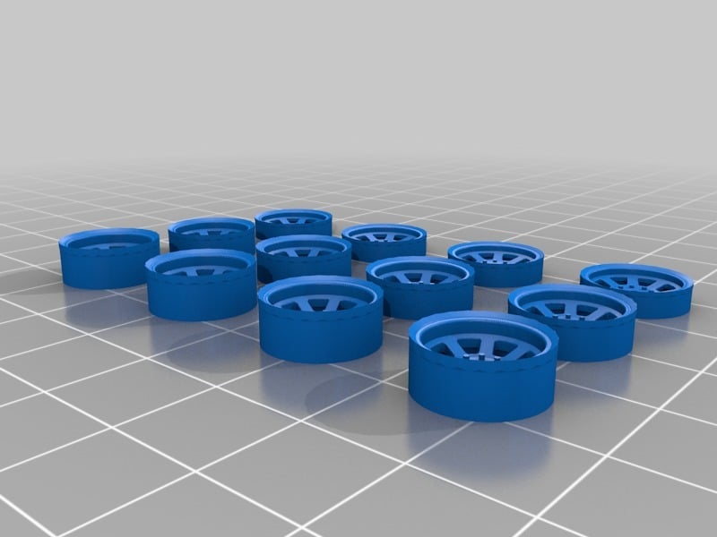 Solid Wheel Insert 12 mm Wheel Insert sets by chappyman66 | Download free STL model ...