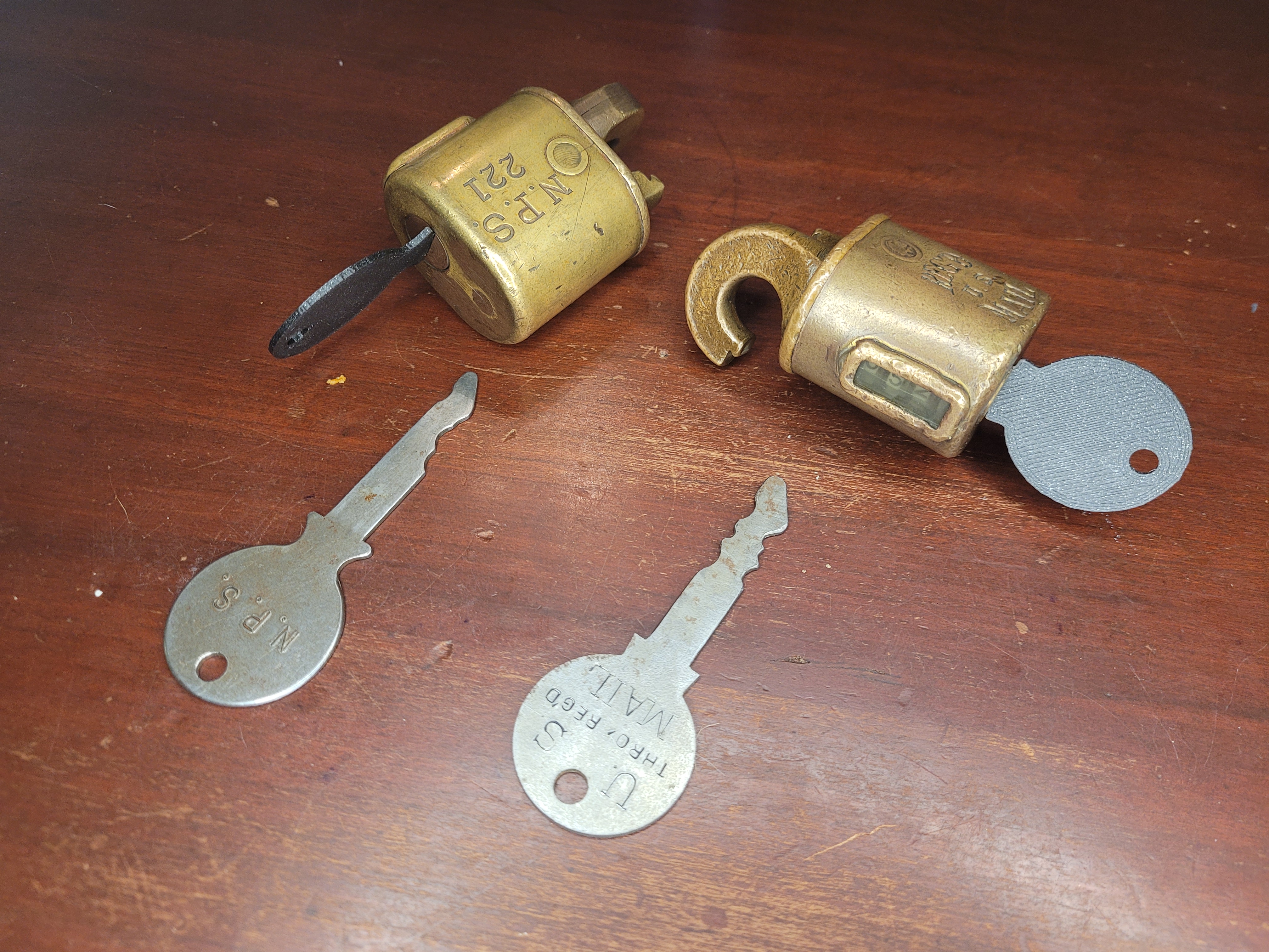 USPS and NPS Lock Replacement Keys