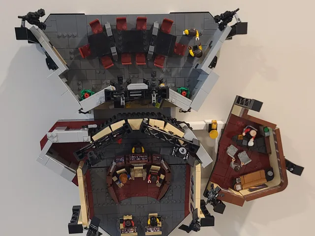 Lego Enterprise-D Deck 1 Wall Mount