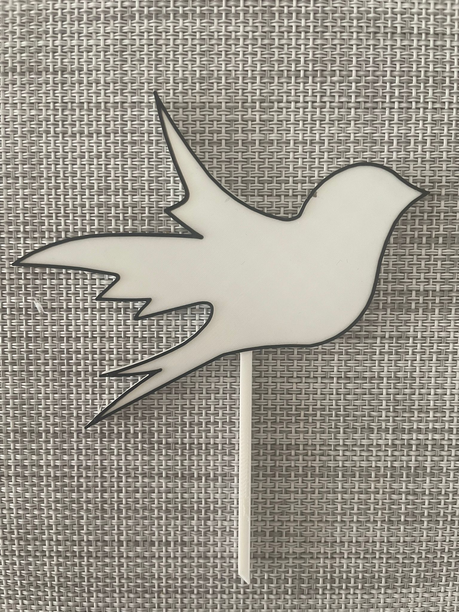 Bird flowerpot decor