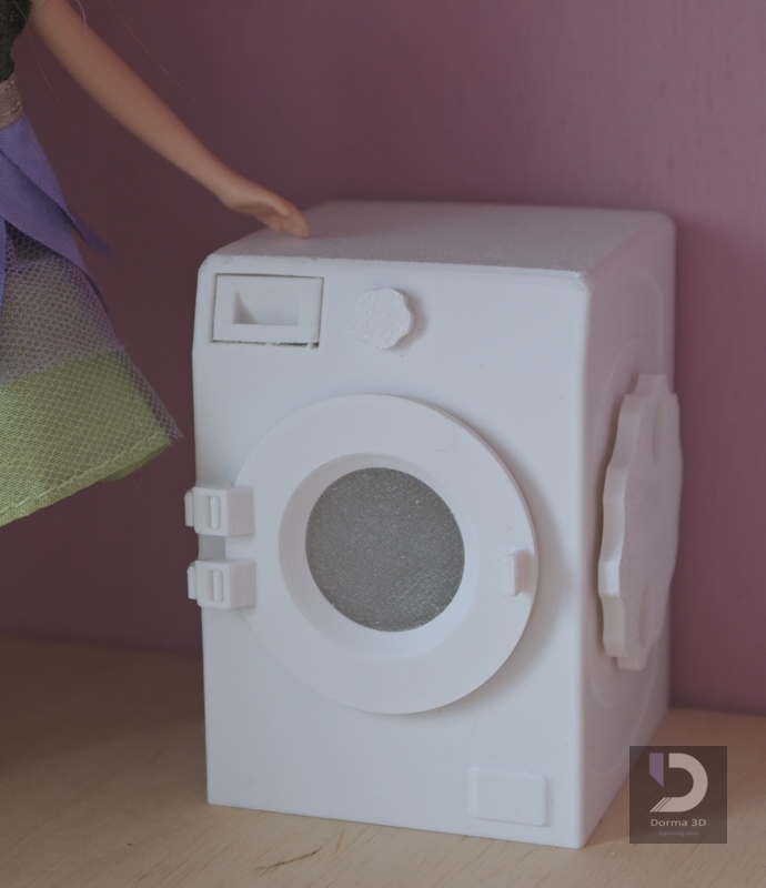 Doll washing machine (functional)