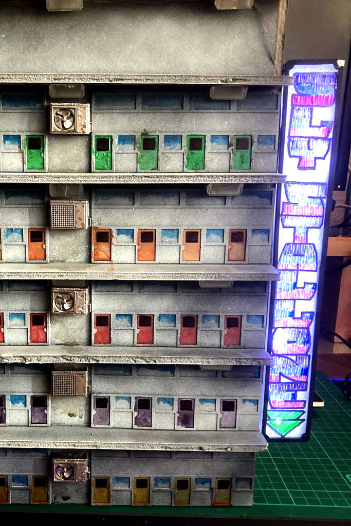 Mega City One Block Sign