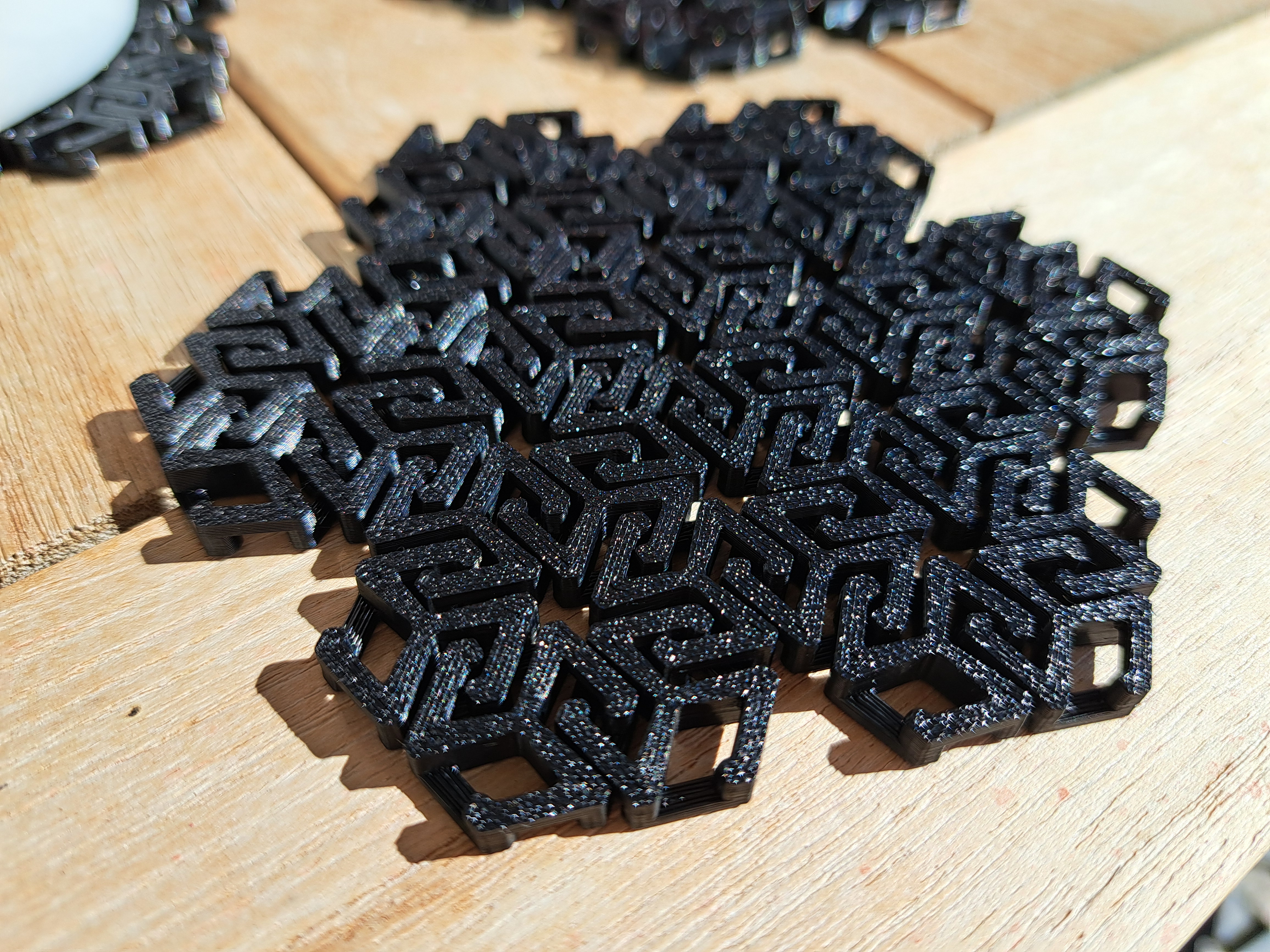 Chainmail Coaster