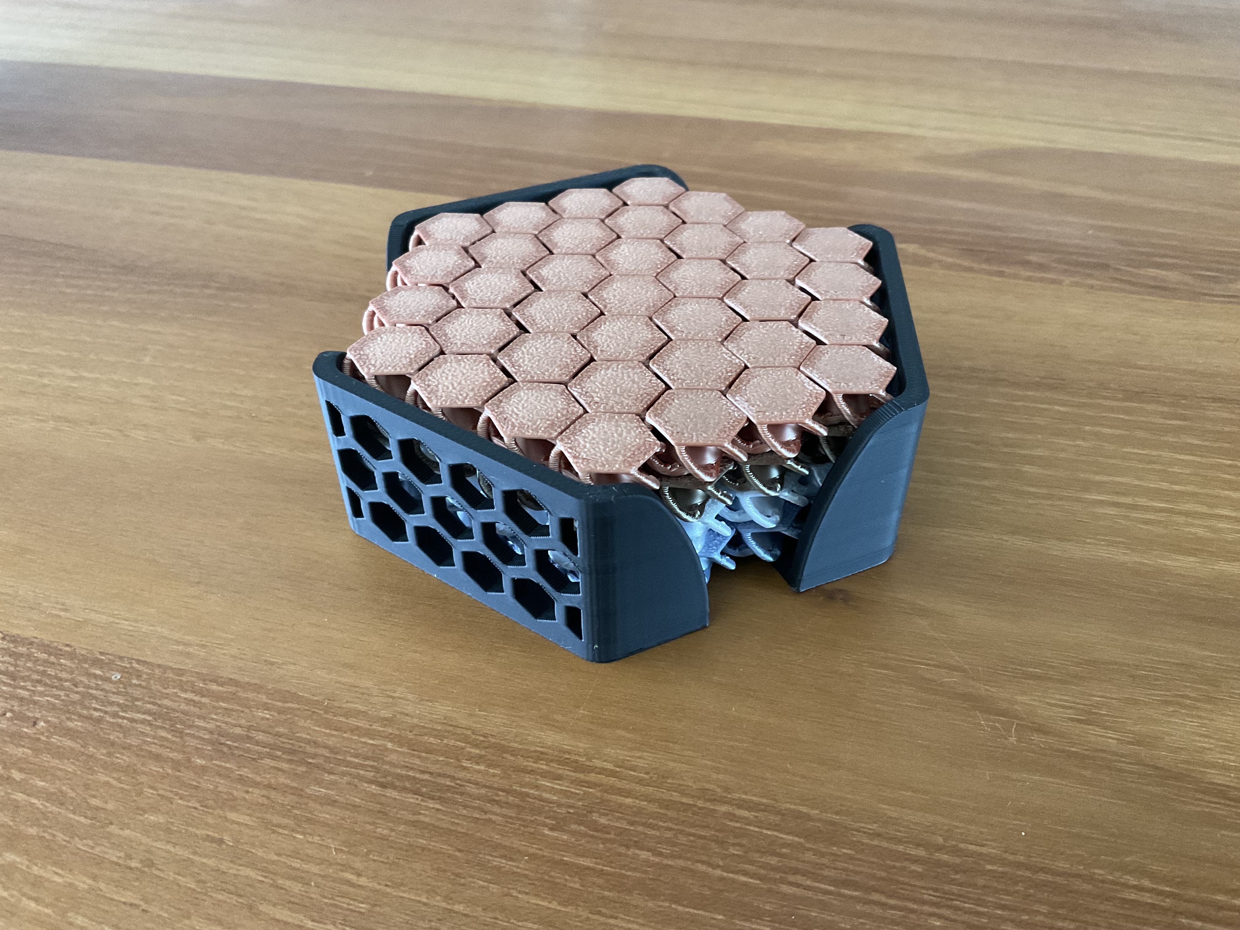 Coaster Holder for Nasa Chainmail Hex by @tooclewell